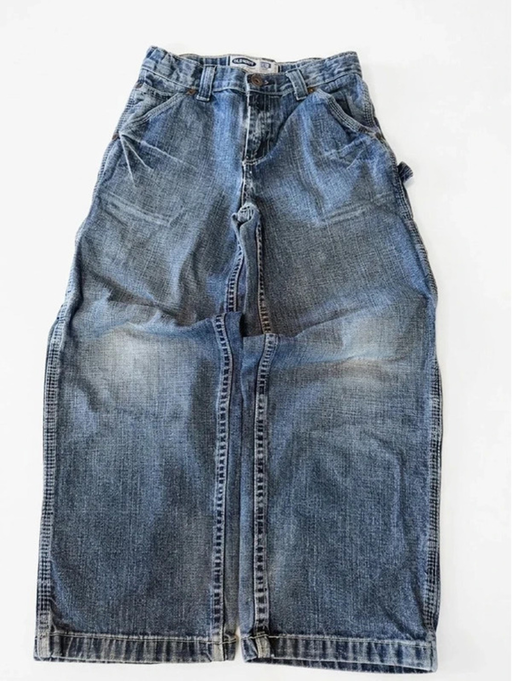 Vintage Y2K Old Navy Painter's Jeans Size 8